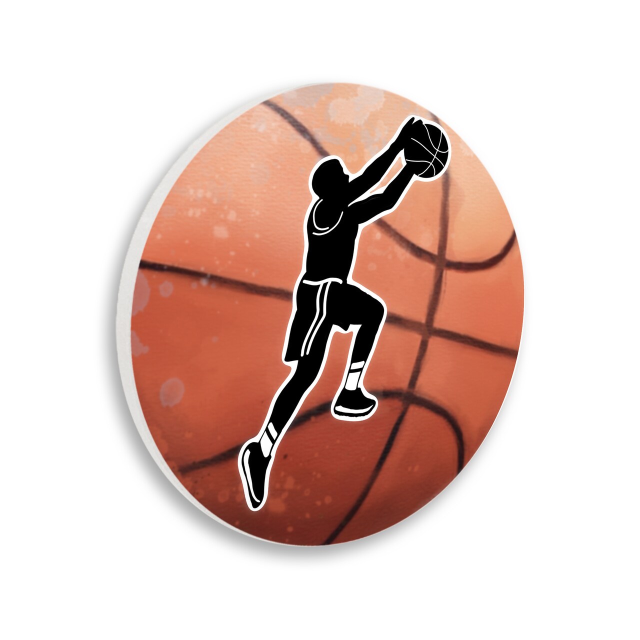 Stupell Industries Sports Basketball Jump Wall Plaque, design by Matthew Piotrowicz